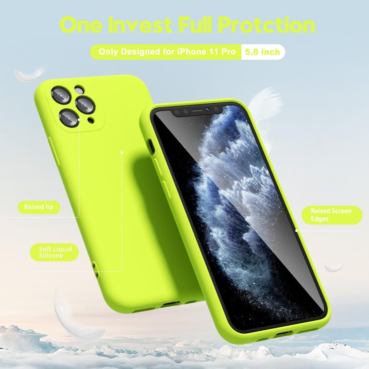 oakxco for iPhone 17 Pro Max Phone Case Liquid Silicone, Cute Thin Slim Grip Soft Rubber Gel for Women Men, Smooth Matte TPU Plain Solid Color Girly Simple Case with Camera Cover, Light Pink — view 1156