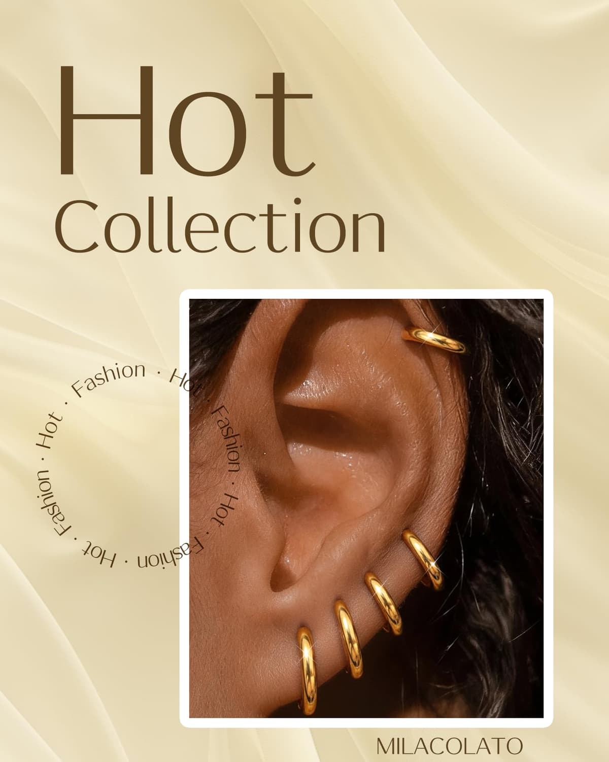 MILACOLATO Pendientes Aro Pequeños Para Mujer Hombre Acero Quirúrgico Pendientes Huggie Cartílago De Lóbulos Ajustados Anillo De Nariz Labio Daith Helix Piercing Joyas Hinged Pendientes 6/7/8/9/10mm — view 6