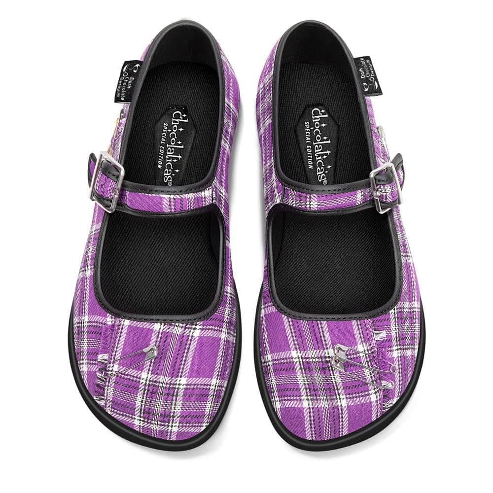 Hot Chocolate Design Chocolaticas Funky Canvas Women's Mary Jane Flat Shoes — view 96
