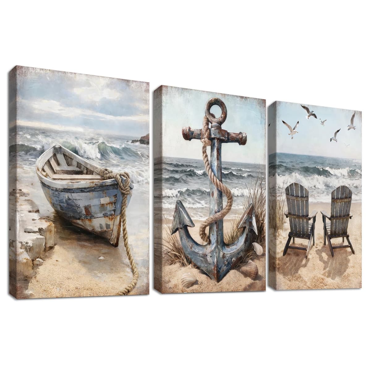3 Panels Black White Canvas Wall Art Love Home Motivational Quotes Painting on Canvas Print Picture for Living Room Hallway Stairs Bedroom Bathroom Wall Decor Ready To Hang 90x40cm(12"x16"x3pcs) — view 15