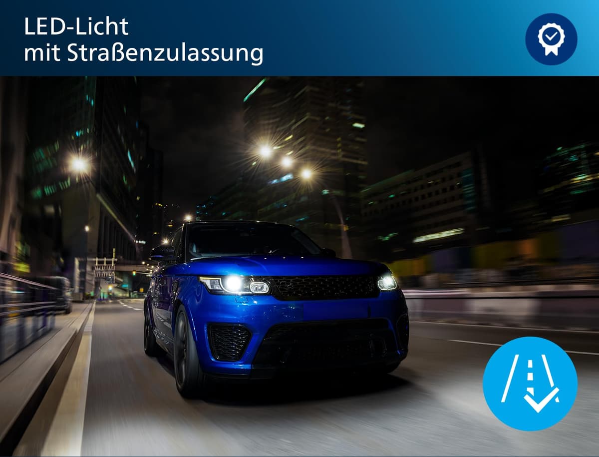 Philips Ultinon Pro6000 Boost gen3 Direct-fit H4-LED, lámpara de faro con homologación para carretera*, +450% de luz más brillante** — view 3