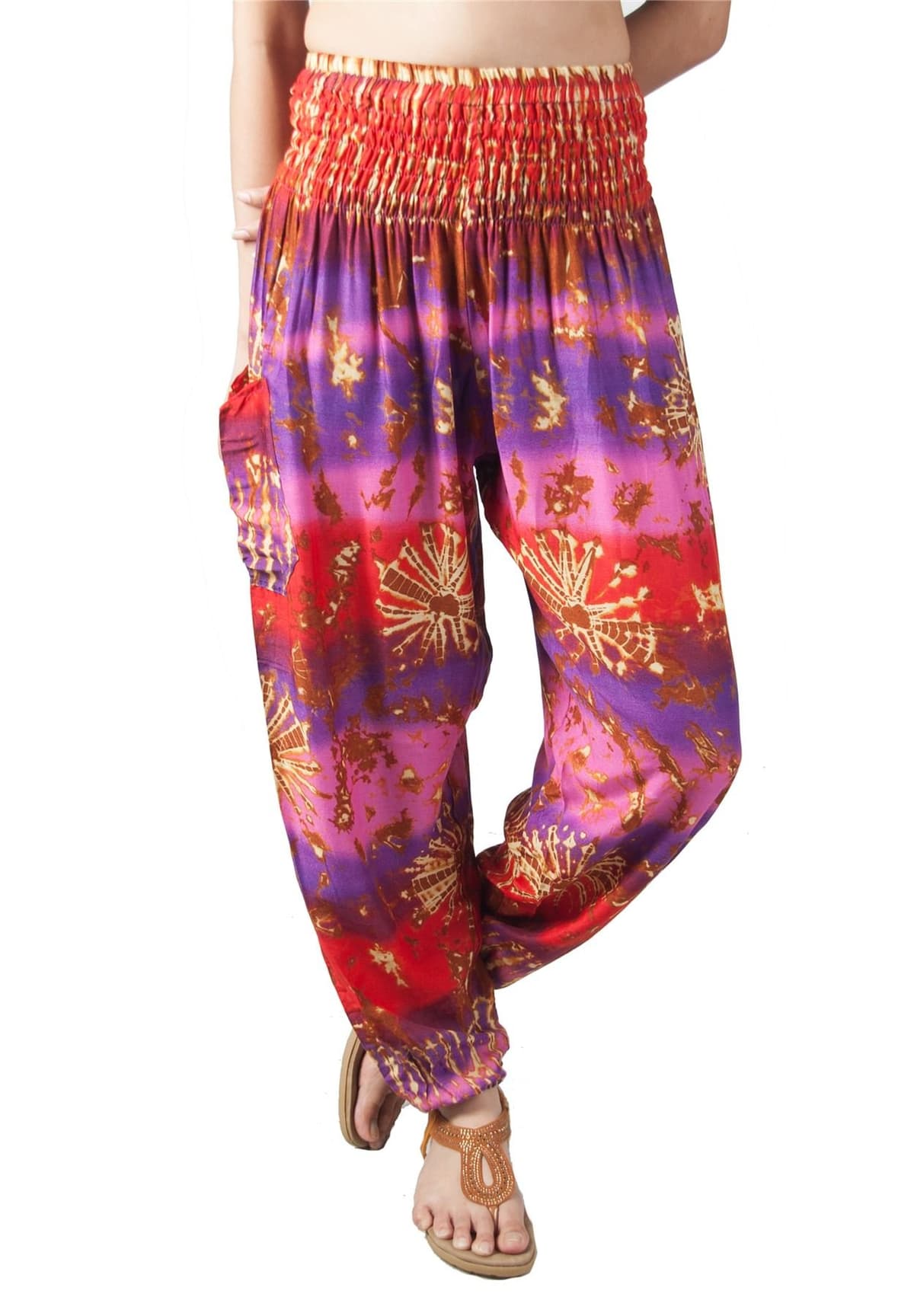 Lofbaz Harem Pants for Women Yoga Boho Hippie Clothing Womens Palazzo Bohemian Pajama Trousers Beach Indian Gypsy Genie Clothes — view 22