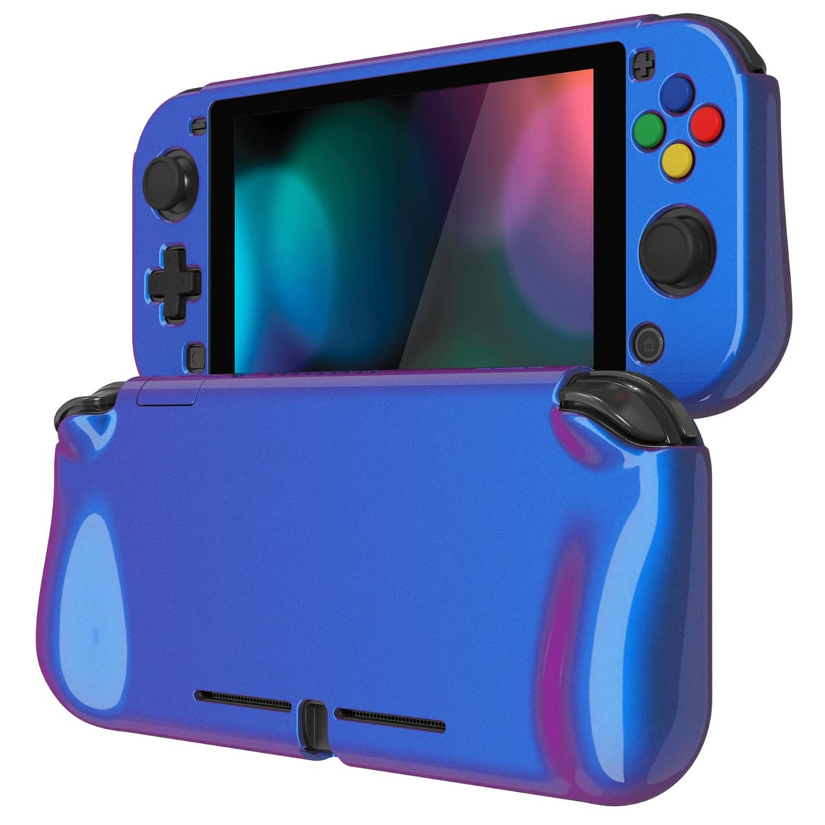 playvital ZealProtect Protective Case for Nintendo Switch Lite, Hard Shell Grip Cover for Nintendo Switch Lite w/Screen Protector & Thumb Grip Caps & Button Caps - Antique Yellow — view 71