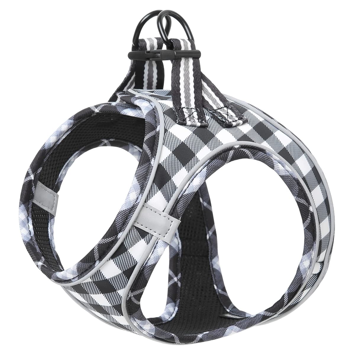 HEELE Arnes Perro Pequeño con Lineas Reflecantes Arnés Perro Antitirones Ajustable Suave Acolchado Cómodo para Viajar Pasear con Mascota, Rosa, S — view 10