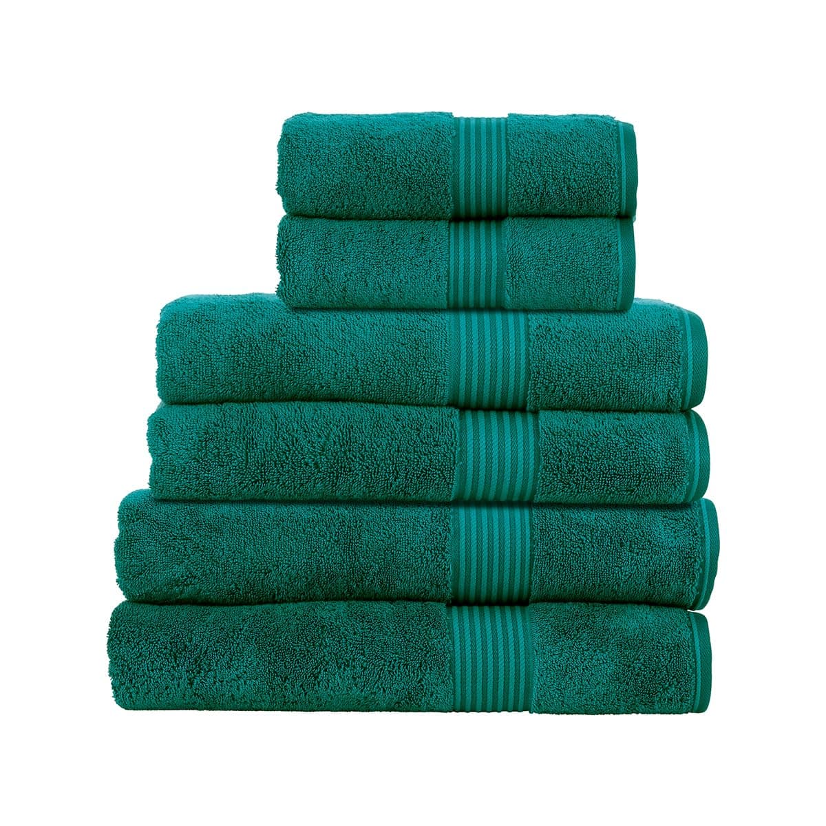 Christy Supreme Hygro 2 Hand Towels Set | Mineral Blue | 100% Luxury Supima Cotton | Ultra Soft | Super Absorbent | 650GSM | Plush and Long Lasting — view 22