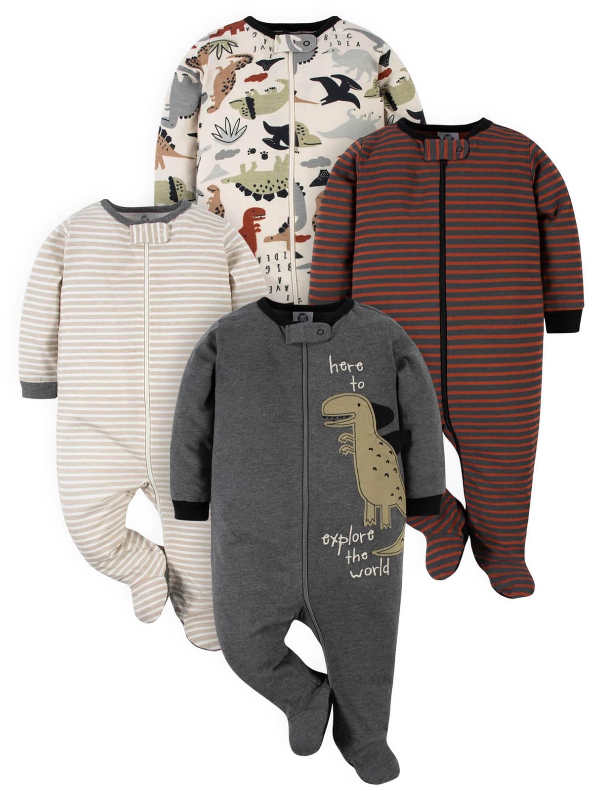 Gerber Paquete de 4 Pies Sleep 'N Play Duermen para bebés y niños pequeños Bebé-Niños