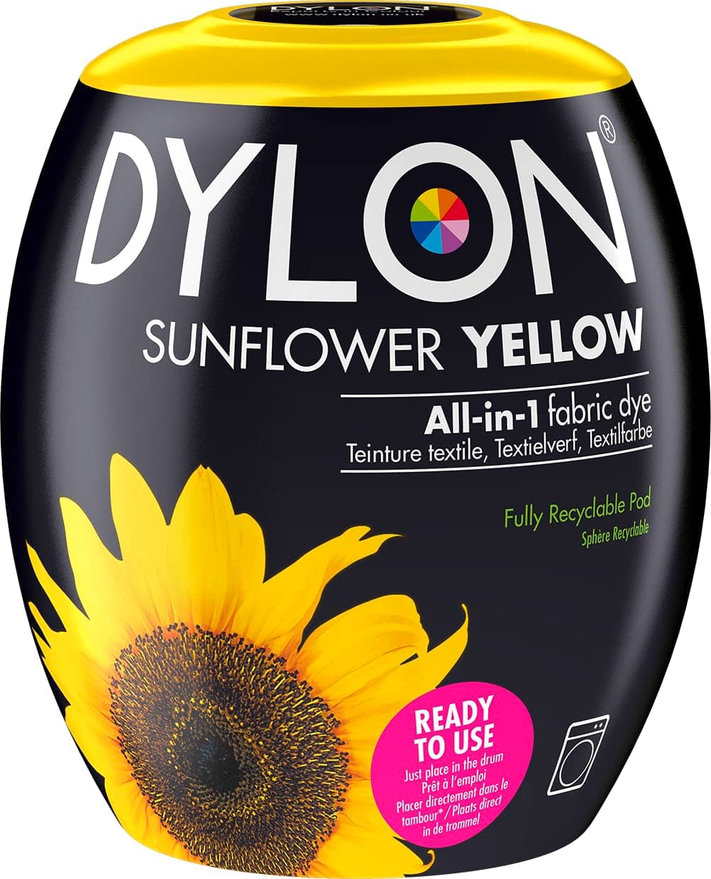 Dylon Washing Machine Fabric Dye Pod Intense Black, 350g, Packaging May Vary — view 16