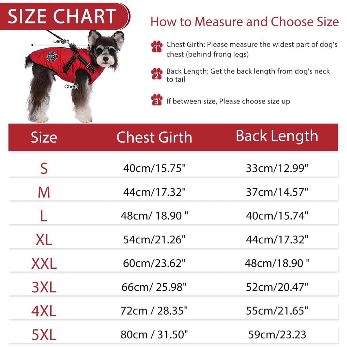Poseca Dog Coat with Harness,Dog Coats Waterproof,Small Dog Harness Jacket,Puppy Winter Fleece Jackets,Winter Waterproof Coat with Reflective Harness and Zipper for Small Medium Large Dogs — view 6