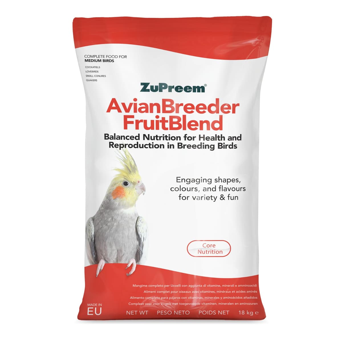 Zupreem Multifrutas Alimento para Aves de Compañía - Frutas y Vitaminas - Pienso para Pájaros Indicado para Loros, Guacamayos, Cacatúas, Caiques y Otros Pájaros Medios-Grandes y Grandes - 1,5 kg — view 13