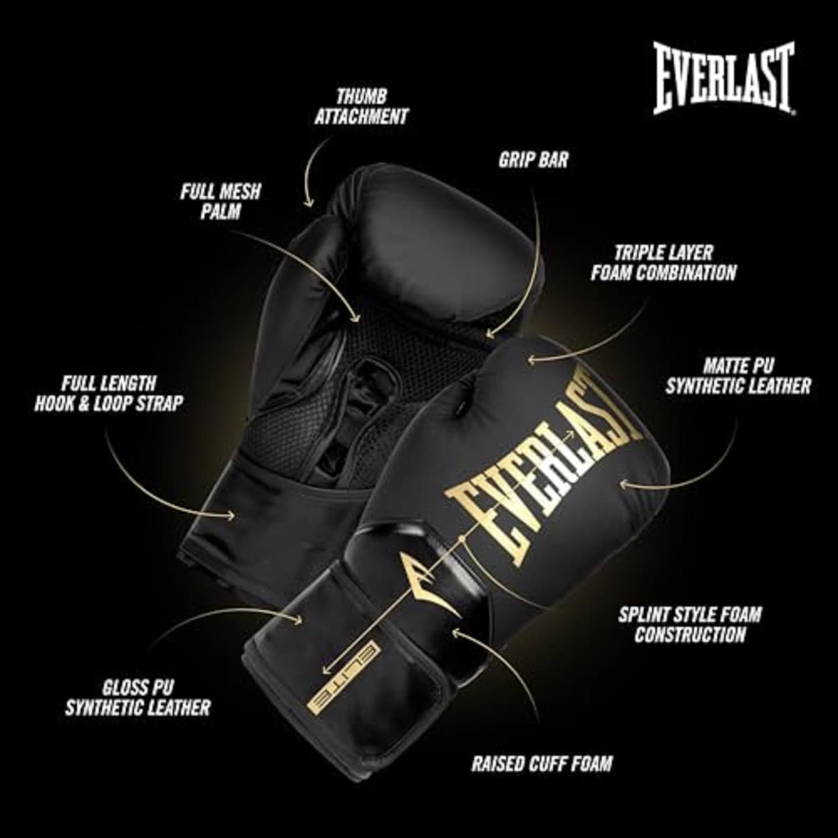 Everlast Guantes de Entrenamiento Unisex Elite — view 4