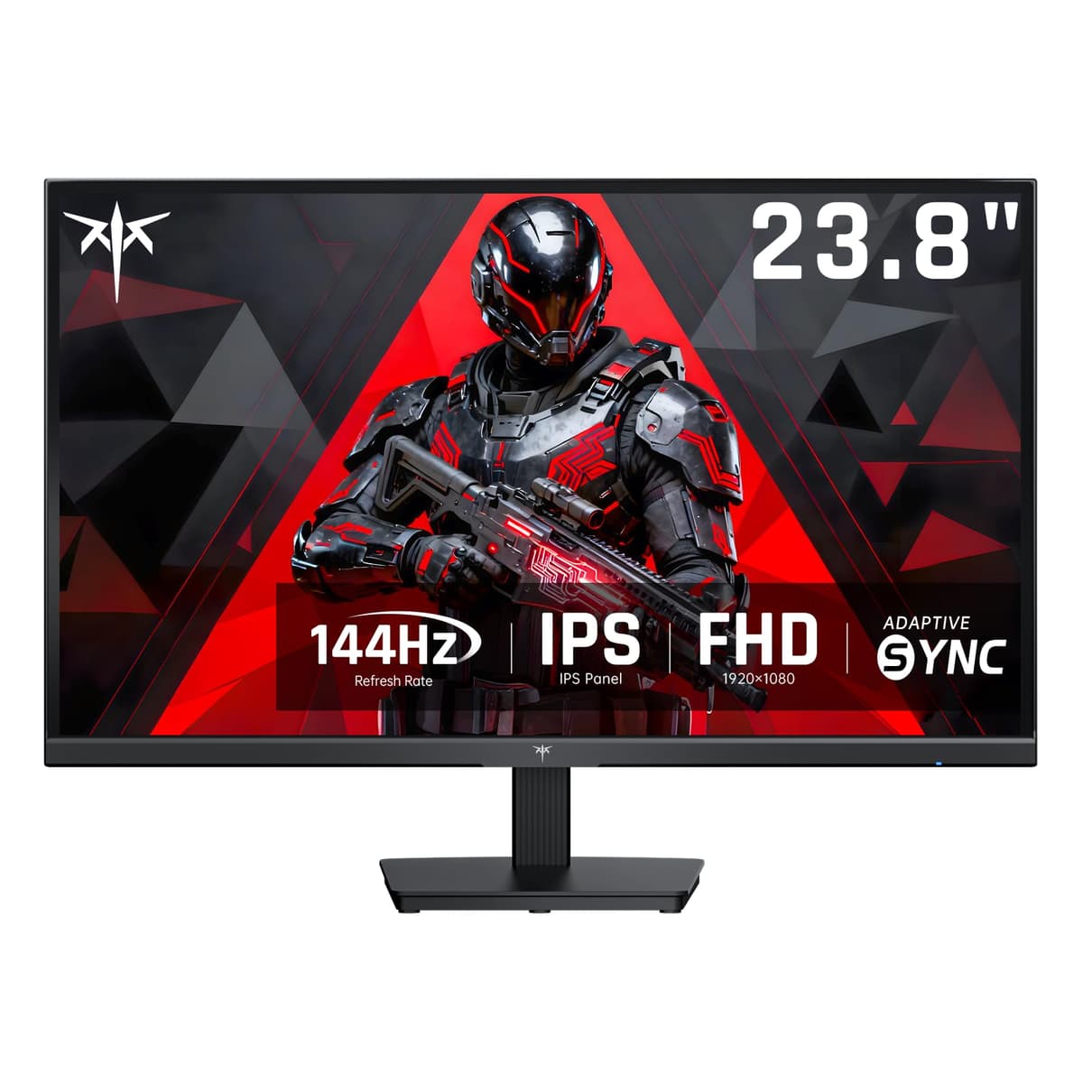 KTC Gaming Monitor, FHD@144Hz 120Hz Monitor with IPS Panel, Hardware Anti-Blue Light, 95% DCI-P3, 99% sRGB, ΔE<2, 300 cd/㎡, 5ms MPRT, 1500:1, Flicker Free and Adaptive Sync for Working and Gaming