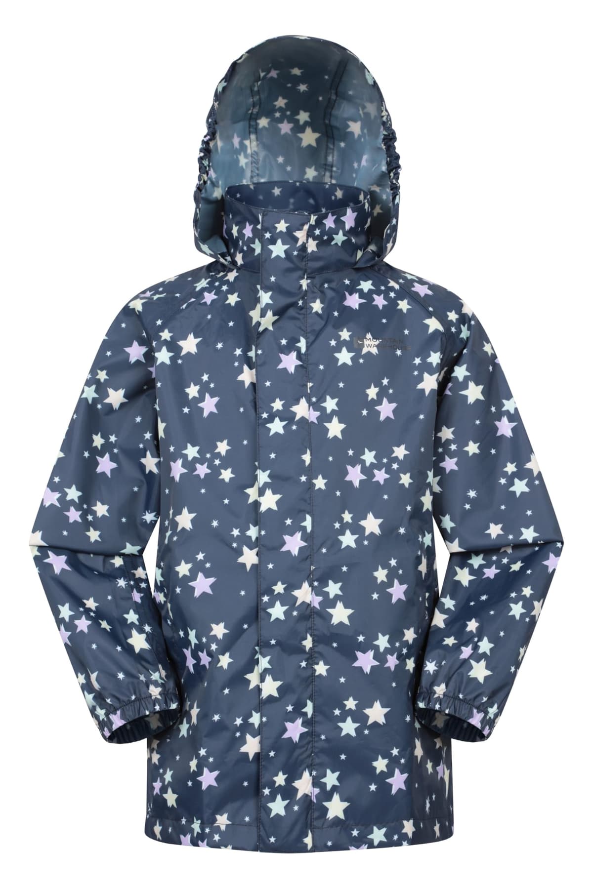 Mountain Warehouse Pakka Kids Waterproof Jacket - Wind Resistant, Lightweight,Breathable Rain Coat for Girls & Boys, Packaway Bag - For Rain, Spring Summer — view 20