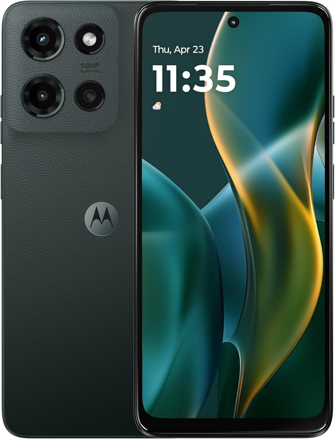 Motorola Moto G 5G (2025) (128GB), 6.7" Display 120Hz, 50MP Camera, 5000mAh Battery, Unlocked Smartphone, (w/ 45W Fast Charging Adapter) - Gray (Renewed)