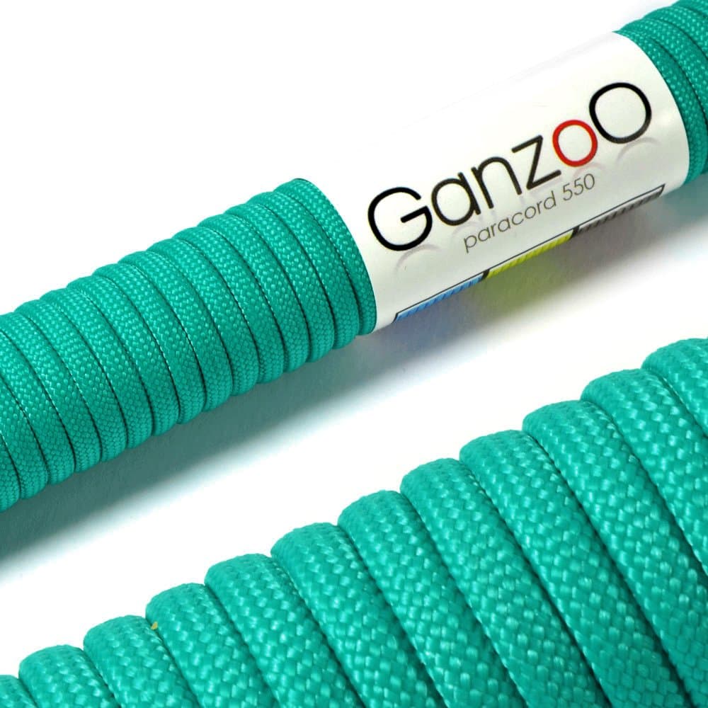 Ganzoo Paracord 550, Cuerda de 4 mm, 30 Metros, Poliéster, Tipo 3-7 Hilos Interiores, Correa de Perro Collar Pulsera, Camping Supervivencia y Cuerda Multiusos, Verde Oscuro — view 46