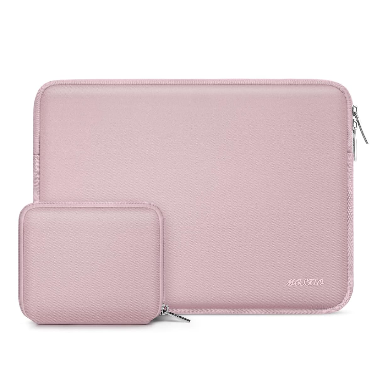 MOSISO Laptop Case 13 inch, 13 inch Laptop Sleeve Bag Compatible with MacBook Air M5 M4 M3 M2 M1 2026-2018 / Neo A18 chip/Pro 13 M2 M1, Neoprene Computer Sleeve Bag with Small Case, Baby Pink