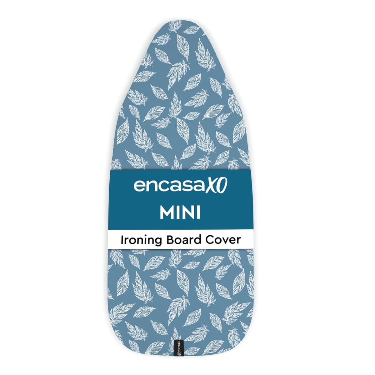 Encasa XO Ironing Board Covers and pad 125x46 cm- Thick 3mm Felt Padding, Drawstring Tightening & Lock, Heat Reflective, Scorch & Stain Resistant, for Wide Ironing Board - Big Leaves Green — view 25