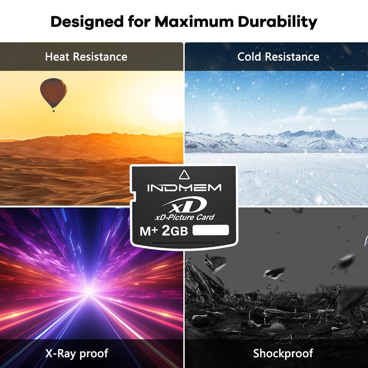 xD-Picture Card 2GB Type M+ XD Memory Card xD Digital Camera Memory Card for Olympus Fuji Fujifilm Digital Camera — view 2
