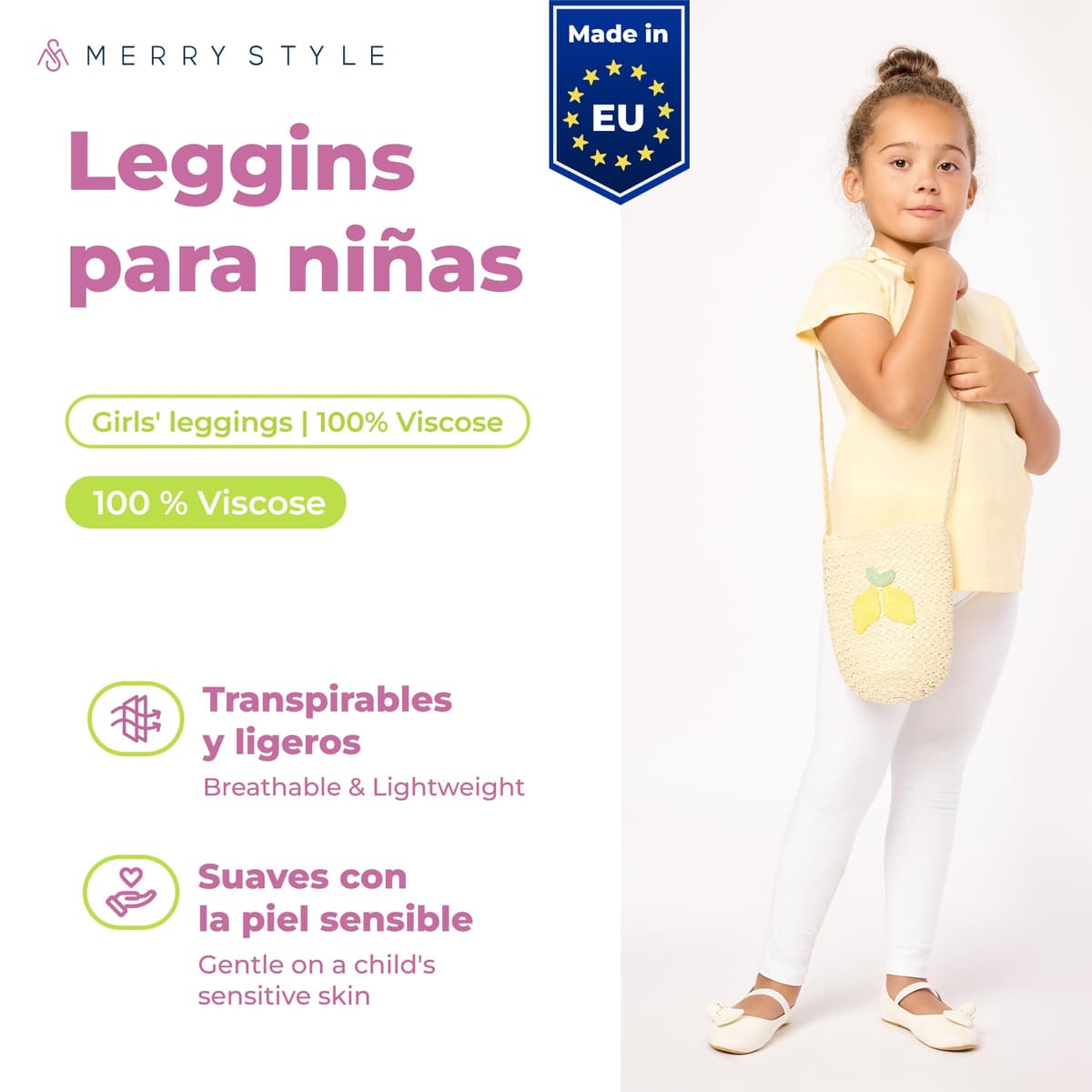 Merry Style Leggins Mallas Pantalones Largos Ropa Deportiva Niña MS10-130 — view 2
