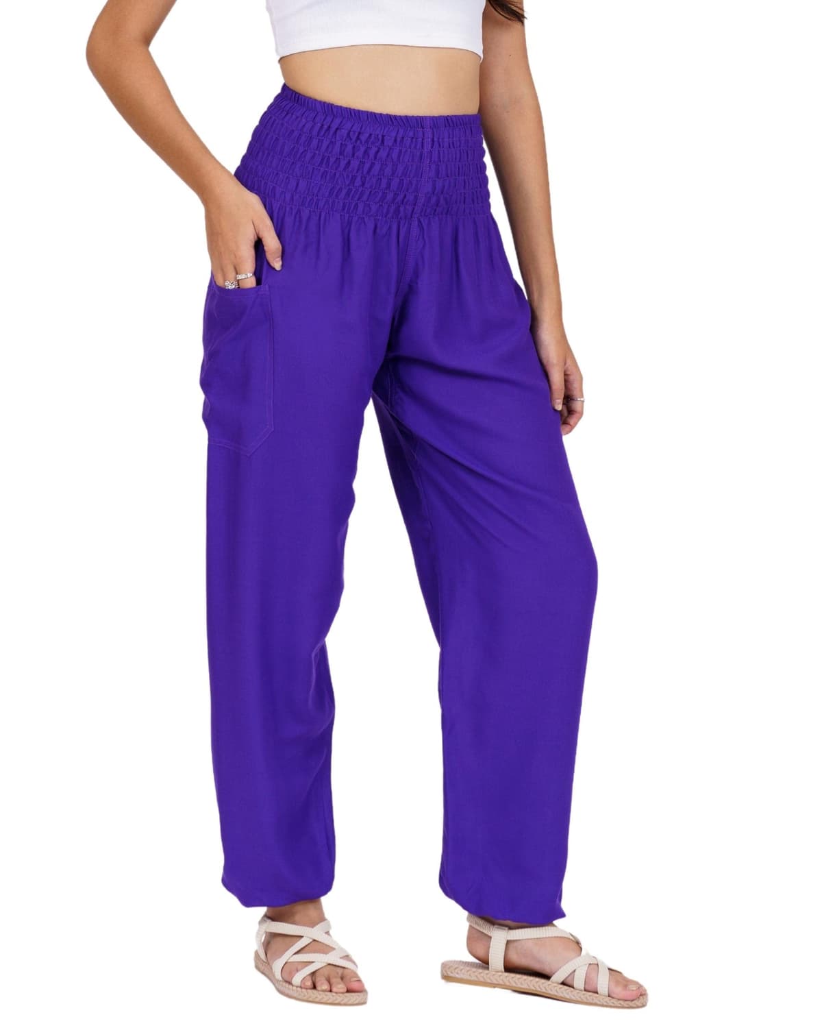Lofbaz Harem Pants for Women Yoga Boho Hippie Clothing Womens Palazzo Bohemian Pajama Trousers Beach Indian Gypsy Genie Clothes — view 47