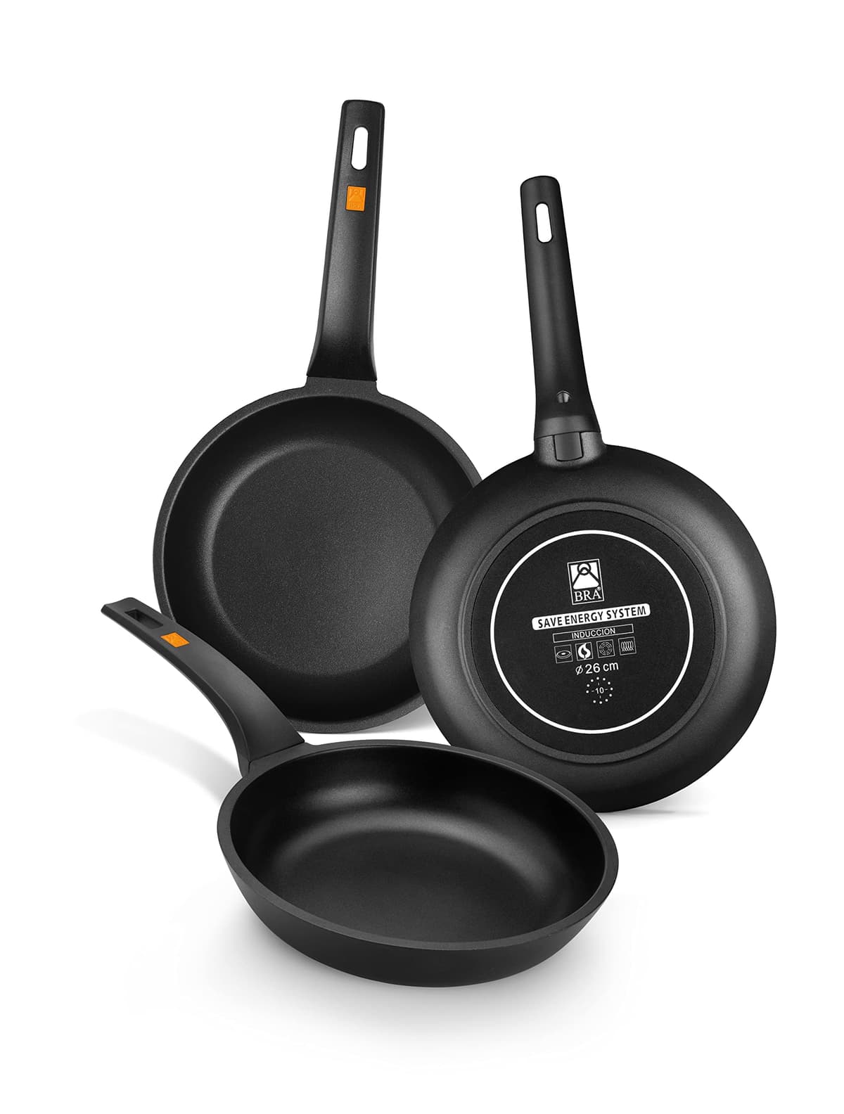 BRA Efficient Sartén 22 cm, aluminio fundido con antiadherente, apta para todo tipo de cocinas incluida inducción, libre de PFOA — view 2