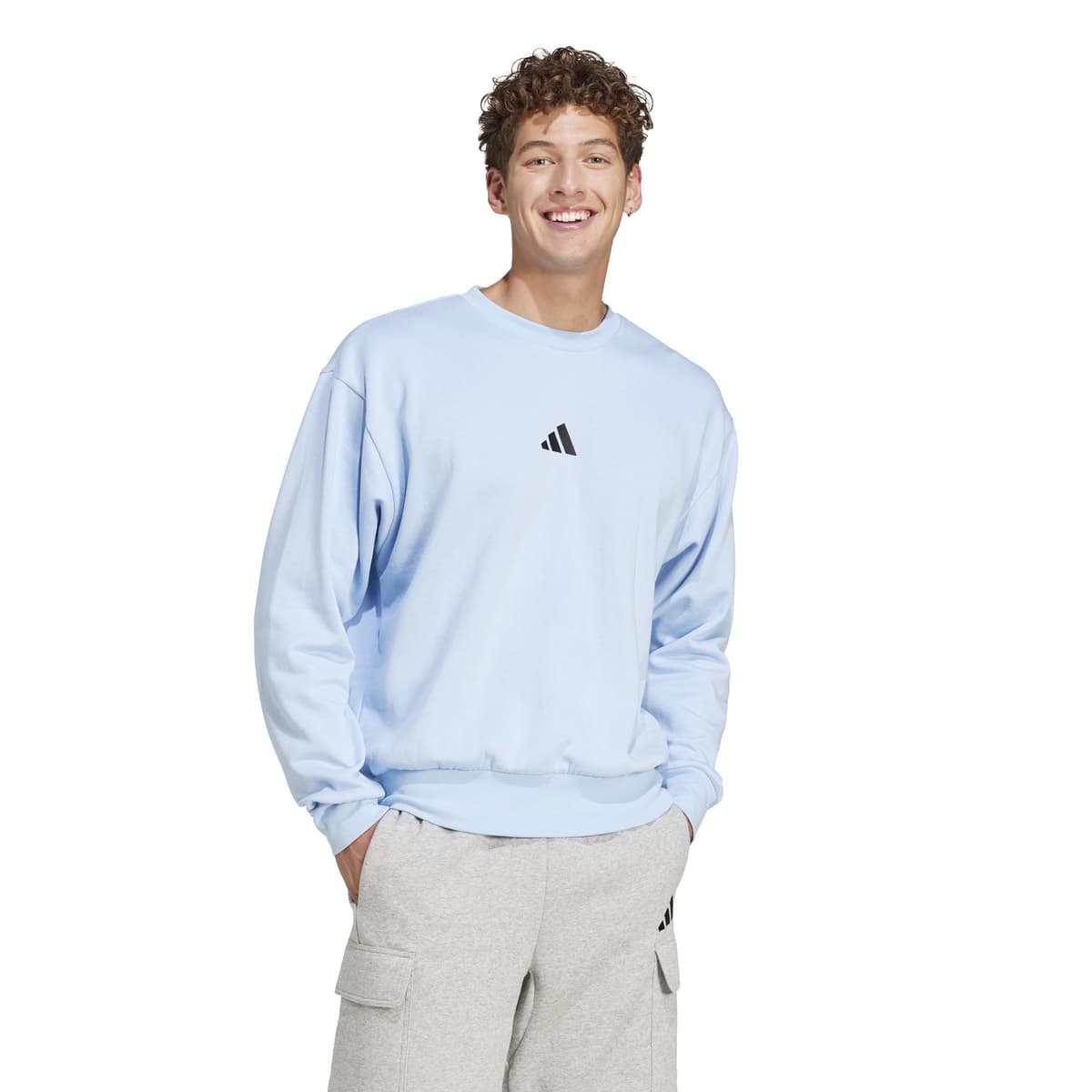 Adidas Hombre Essentials FEELCOZY Fleece Sweatshirt — view 49