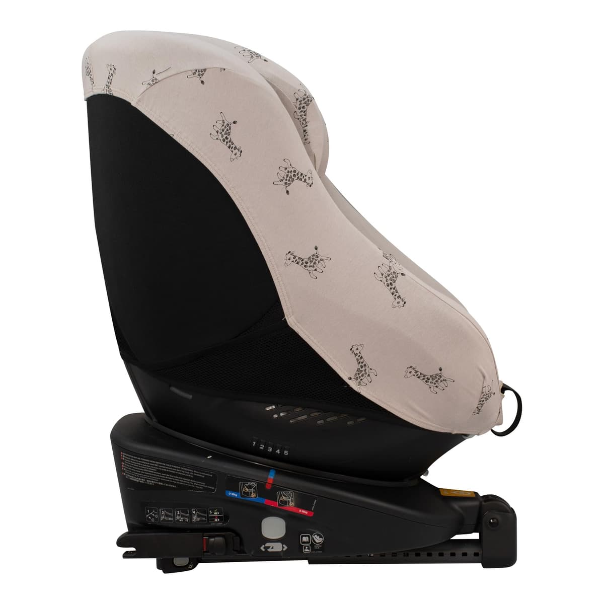 JYOKO Kids Funda de algodón Compatible con Joie Spin 360 y Nuna Rebl (Giraffe) — view 4