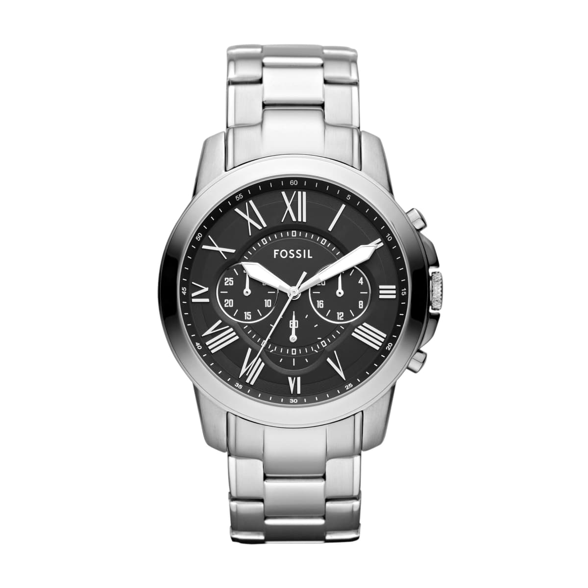 Fossil Men's Watch, Grant Quartz Stainless Steel Chronograph Watch for Men — view 12