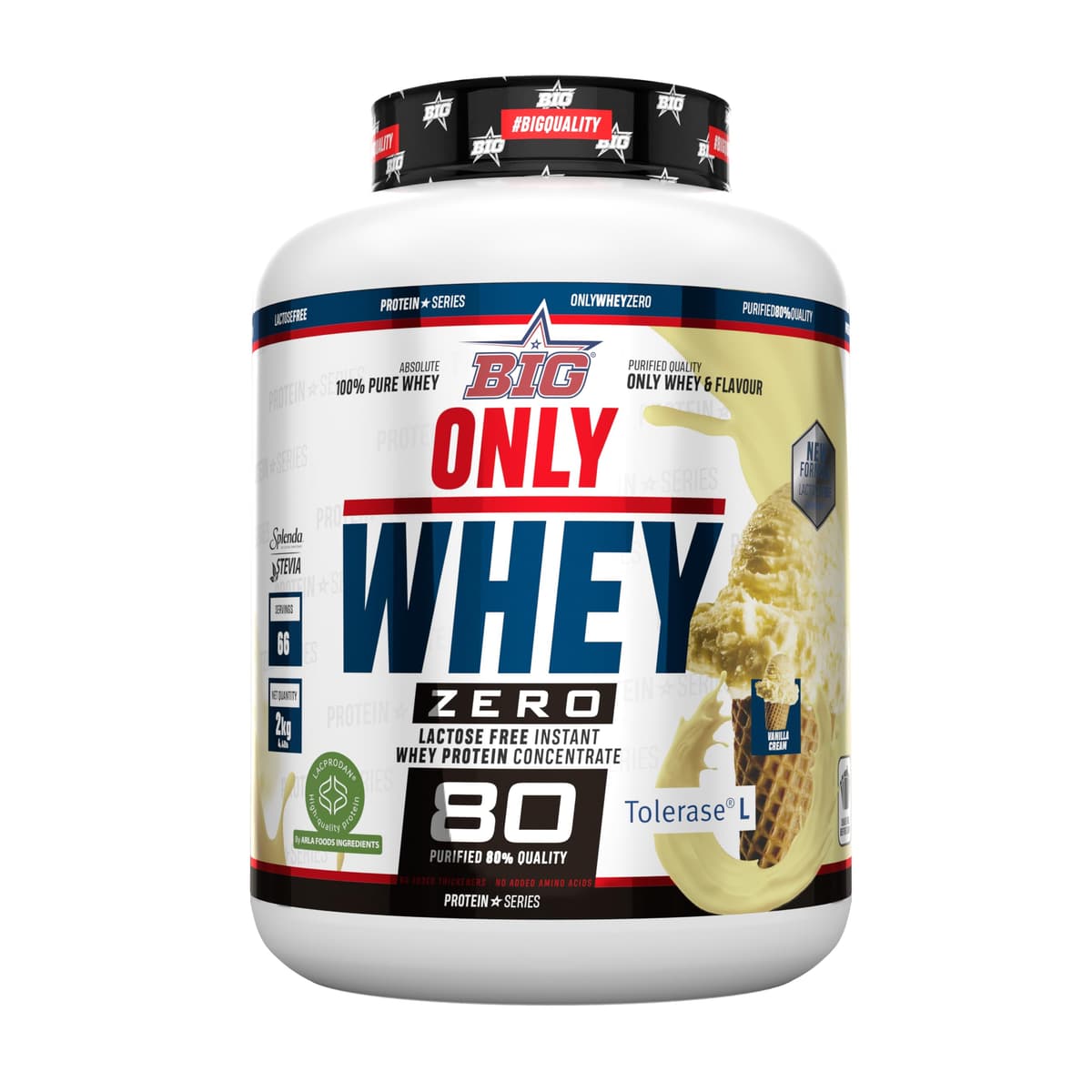 BIG - Proteinas Whey - Proteina en Polvo para Desarrollo de Masa Muscular y Recuperación - Materia Prima Premium - Whey Protein Sin Lactosa, Sin Azúcar, Sin Grumos (1Kg, Cacaolat) — view 42