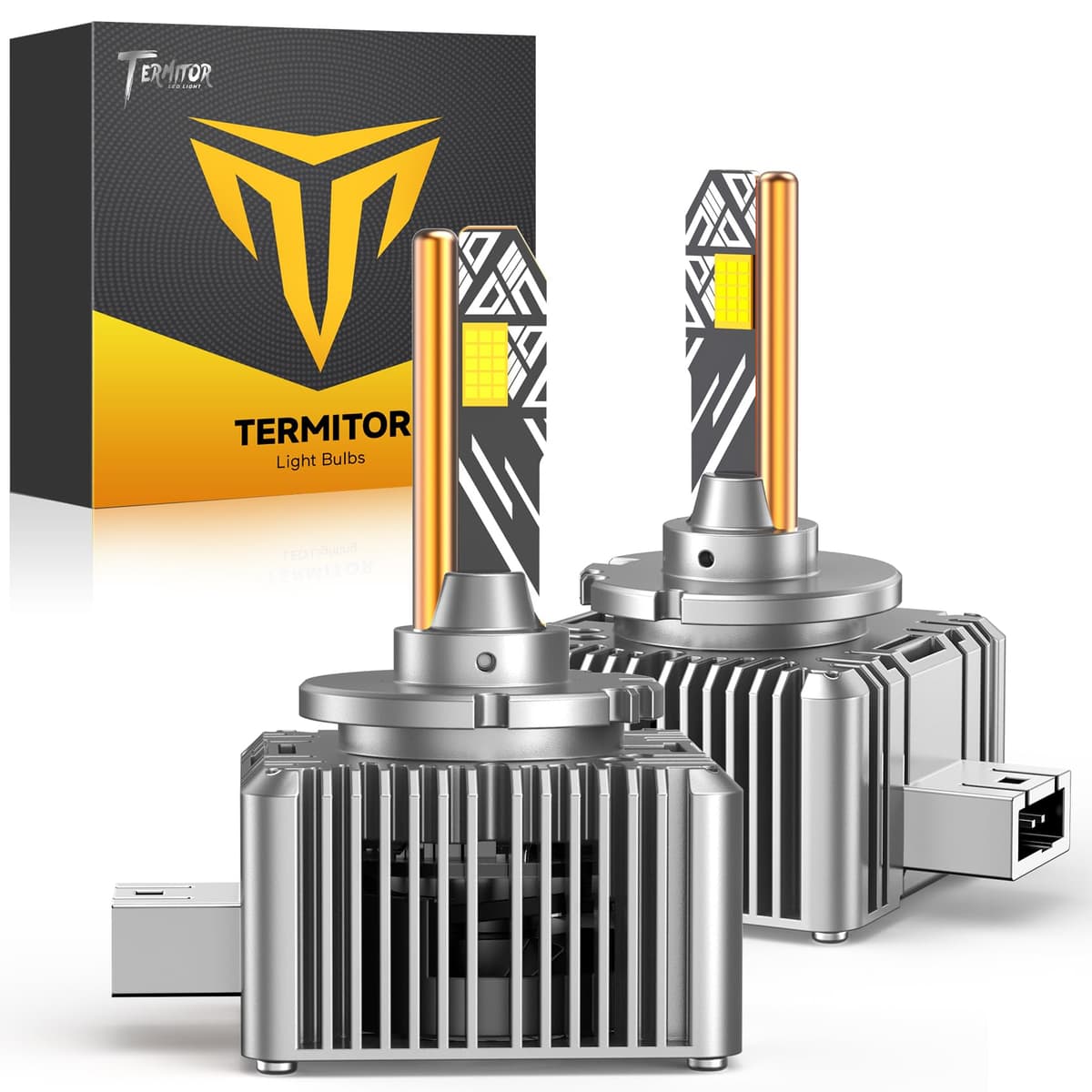 Termitor Latest H7/H7LL Bulbs, 50,000LM 900% Brightness, 6500K White Super Bright, 1:1 Halogen Size, 6500 Cool White H7 Fog Lights, No Adapter Required, Easy Install, Non-Polarity, Pack of 2 — view 19