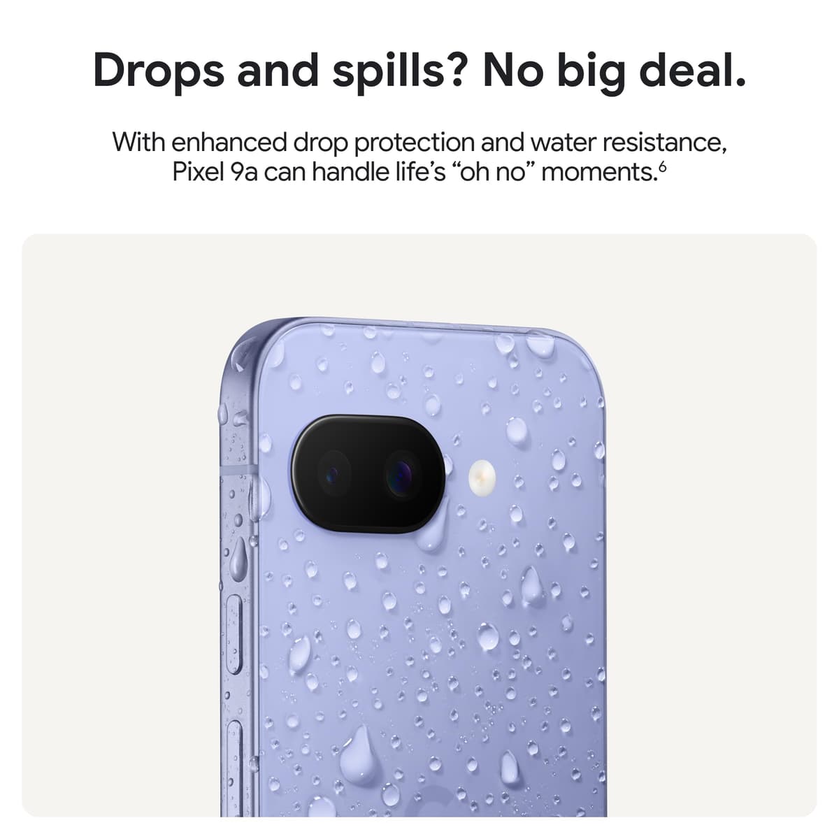 Google Pixel 9a with Gemini - Unlocked Android Smartphone with Incredible Camera and AI Photo Editing, All-Day Battery, and Powerful Security - Porcelain - 128 GB — view 5