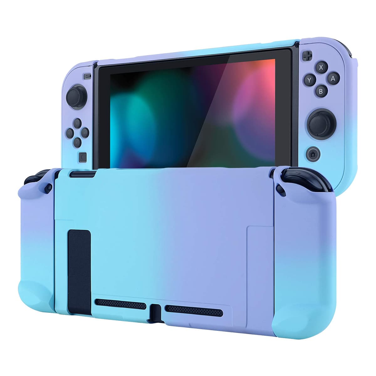 eXtremeRate PlayVital Funda para Nintendo Switch Carcasa Estuche Acoplable Protector Tacto Suave Case de Joycons Protectora Duradera Cover Cáscara para Control Switch Joycon Consola(Matcha Verde) — view 22