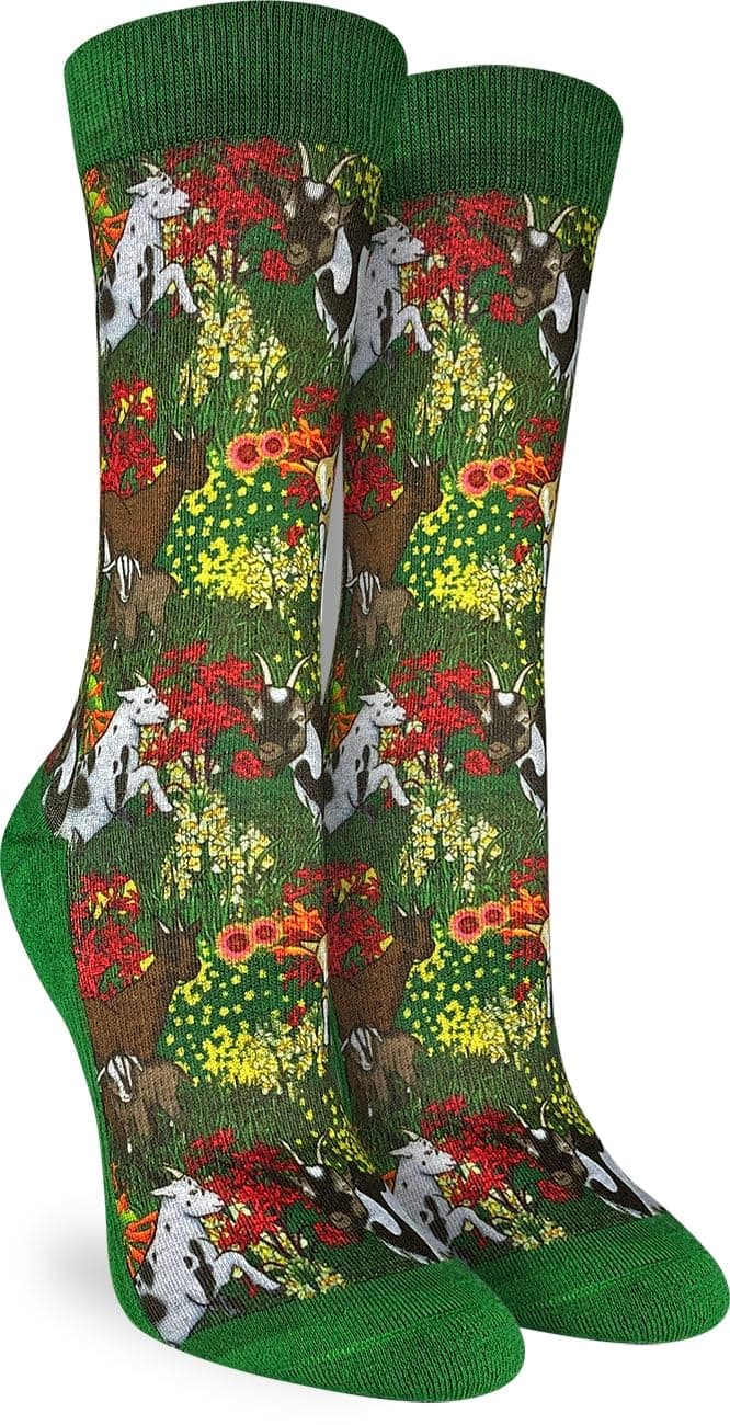 Good Luck Sock Women's Floral Dinosaurs Socks, Shoe Size 5-9 — view 235
