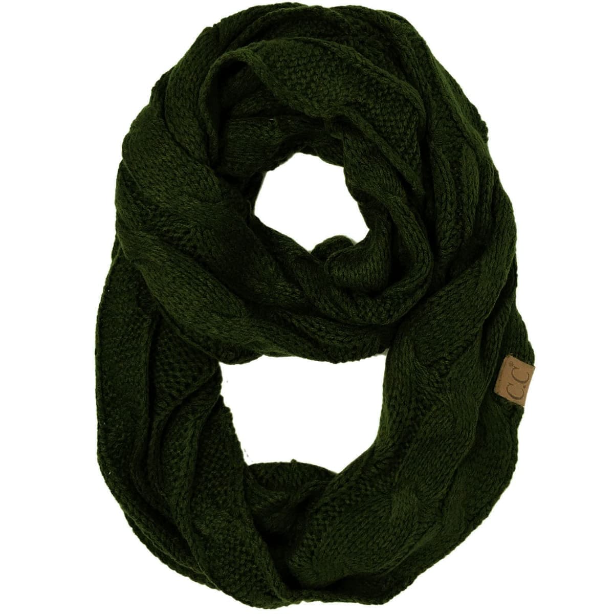Warm Chunky Soft Stretch Cable Knit Beanie Skully — view 74