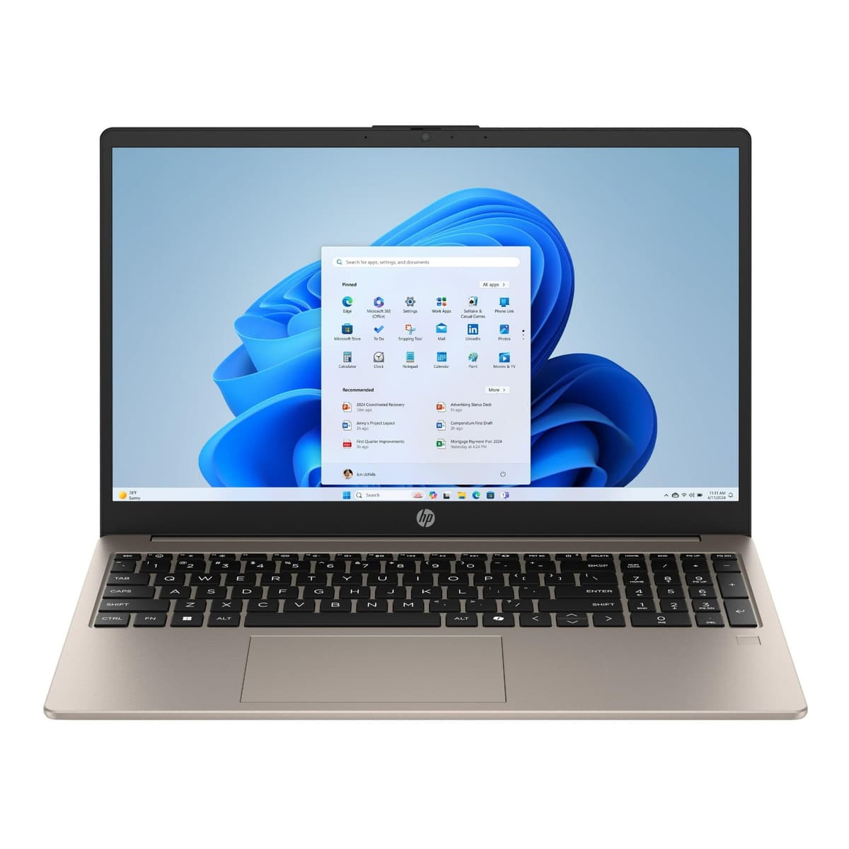 HP Pavilion 15.6" HD Touchscreen Anti-Glare Laptop, 16GB RAM, 1TB SSD Storage, Intel Core Processor up to 4.1GHz, Up to 11 Hours Long Battery Life, Type-C, HDMI, Windows 11 Home, Silver — view 10