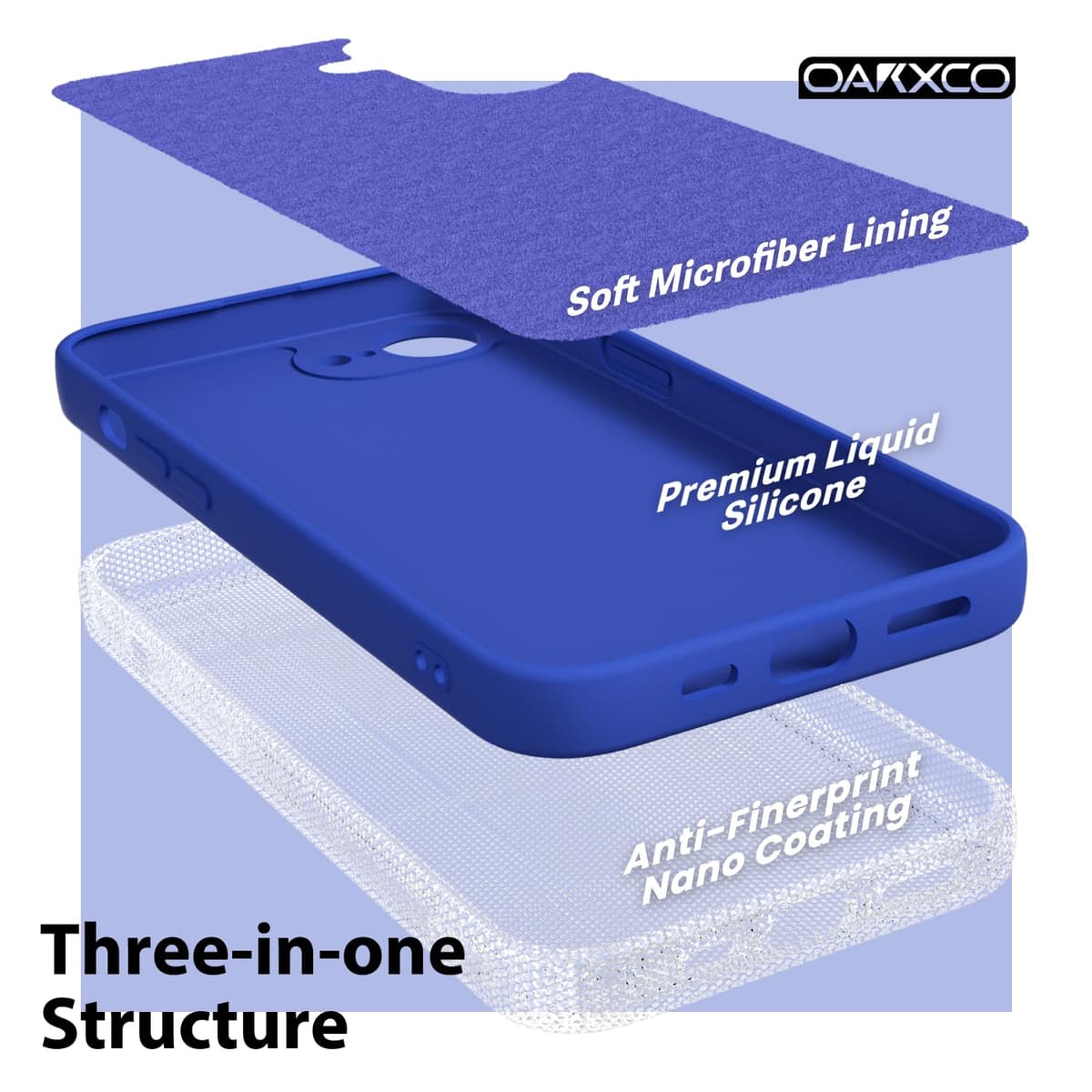 oakxco for iPhone 17 Pro Max Phone Case Liquid Silicone, Cute Thin Slim Grip Soft Rubber Gel for Women Men, Smooth Matte TPU Plain Solid Color Girly Simple Case with Camera Cover, Light Pink — view 768