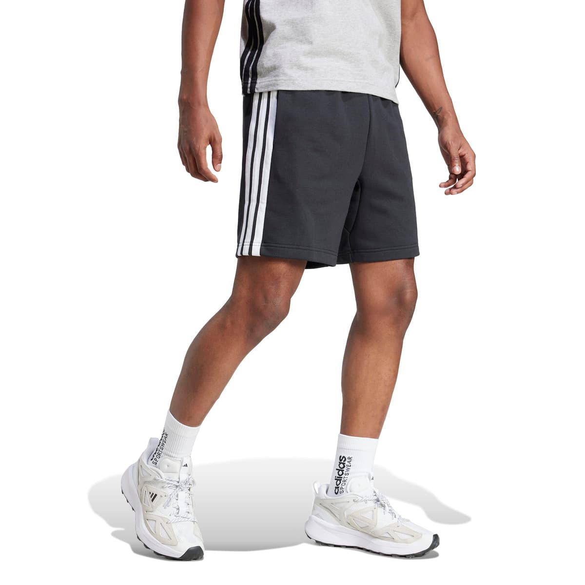 Adidas Hombre Essential Three Stripes French Terry Short — view 7