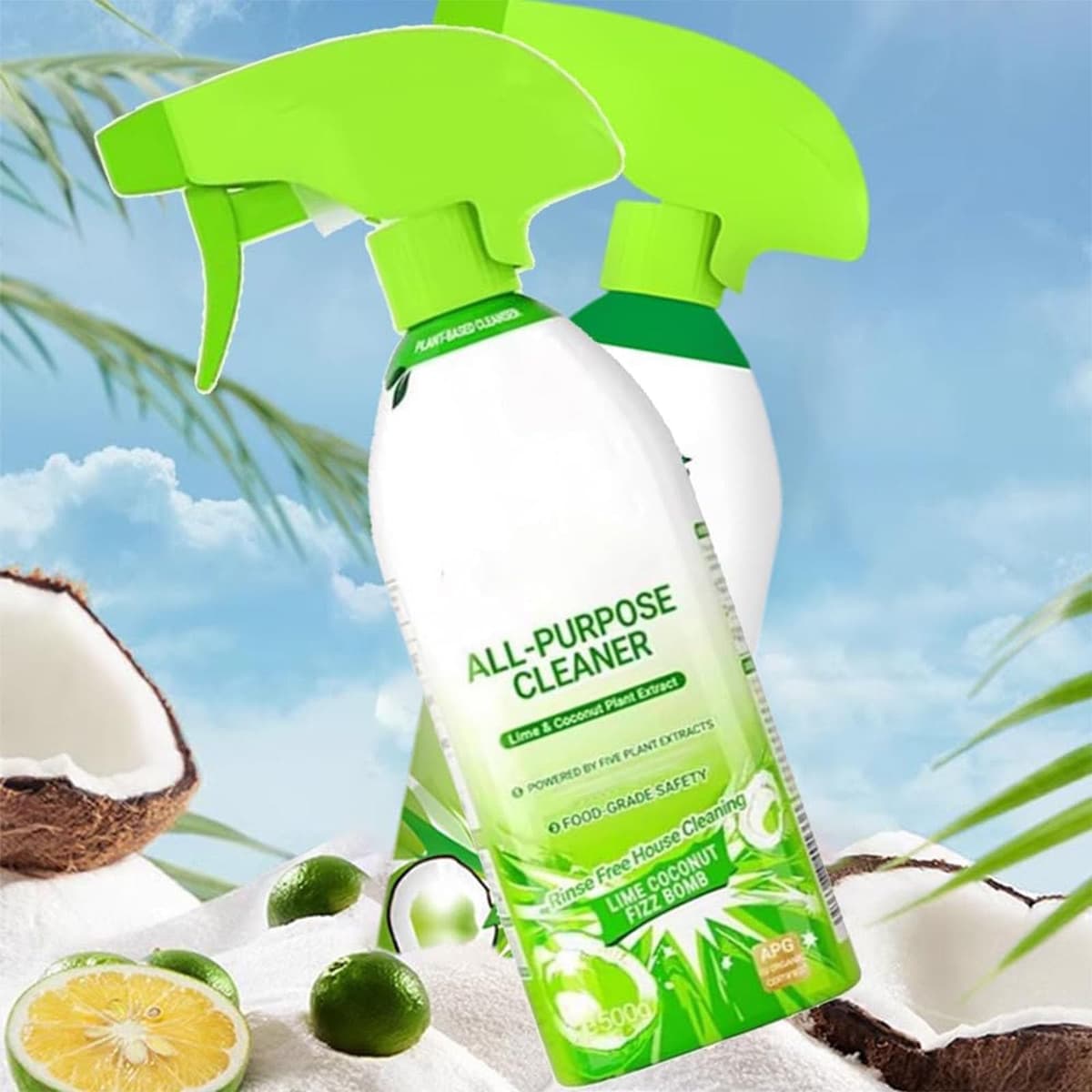Cleanways All Purpose Cleaner,Deep Clean Spray for Kitchen,Plant-Based Power Cleaner Liquid Spray for Kitchen,Bathroom,Quick-Easy Stain Removal (1PCS) — view 2