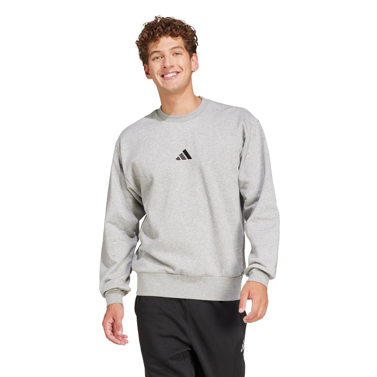 Adidas Hombre Essentials FEELCOZY Fleece Sweatshirt — view 42