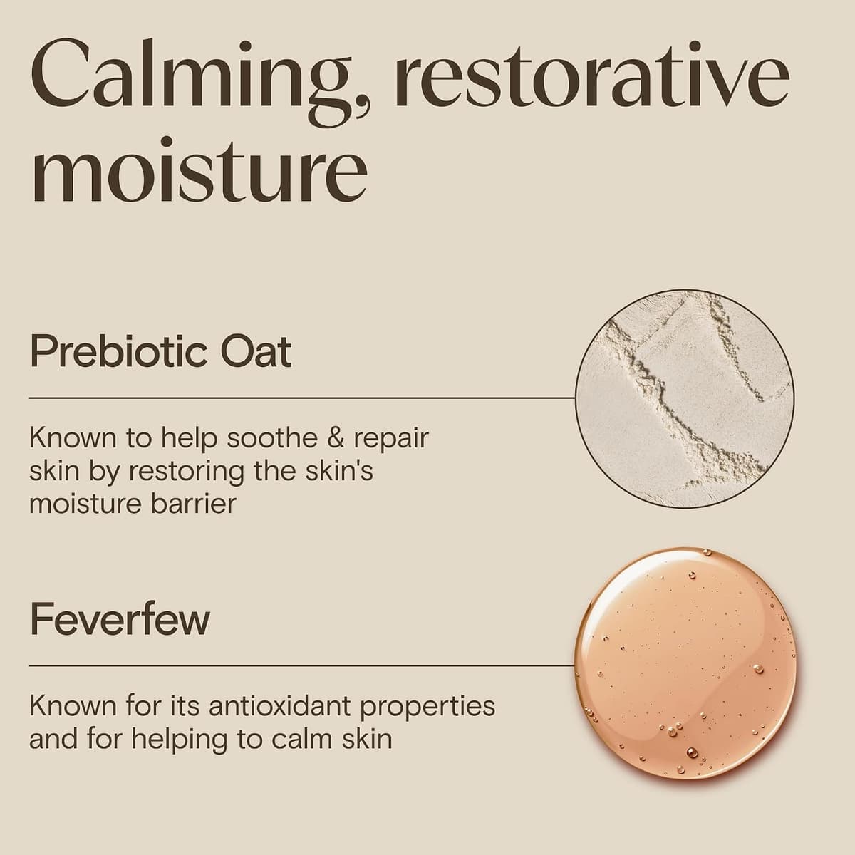 Aveeno Face Calm+Restore Oat Gel Moisturiser (1x 50ml), Face Moisturiser to Instantly Soothe and Replenish the Skin's Moisture Barrier, Intensely Nourishing Day Cream, Suitable for Sensitive Skin — view 3