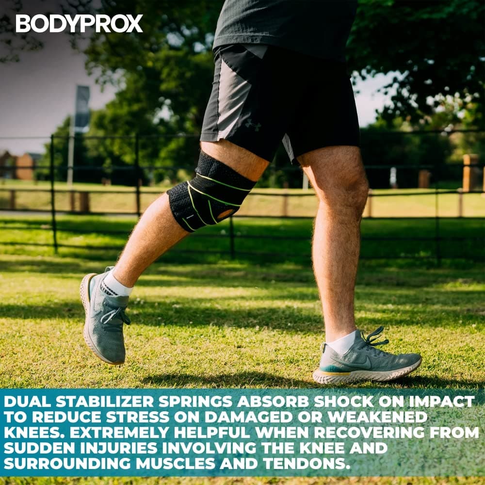Bodyprox Knee Brace with Side Stabilizers & Patella Gel Pads for Knee Support — view 6