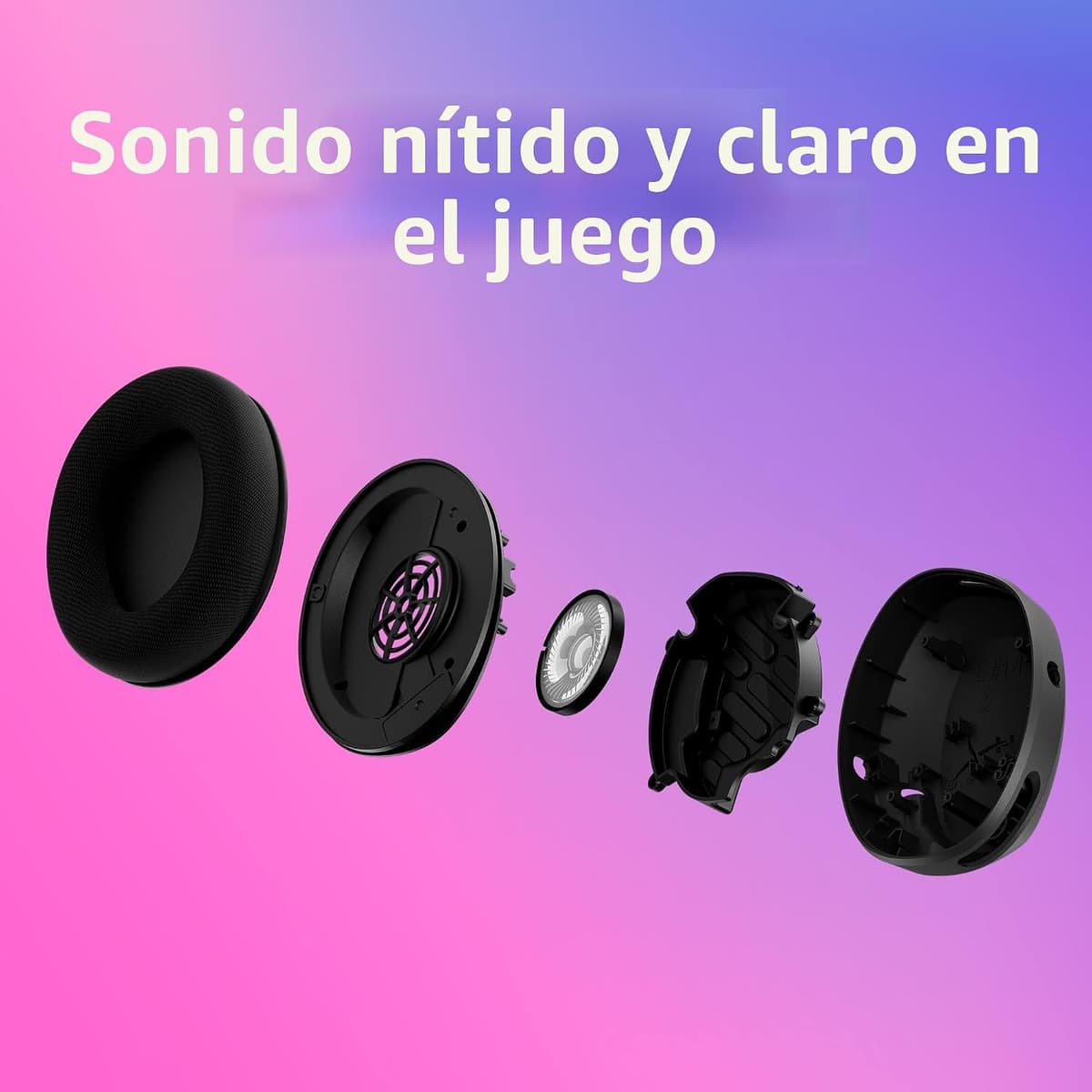 HyperX Cloud Stinger 2 Core, Cascos gaming para PC, Drivers de 40 mm y Audio Envolvente, 3.5 mm, Micrófono Plegable con cancelación de ruido - Negro Cableado Stinger 2 Core Negro — view 3