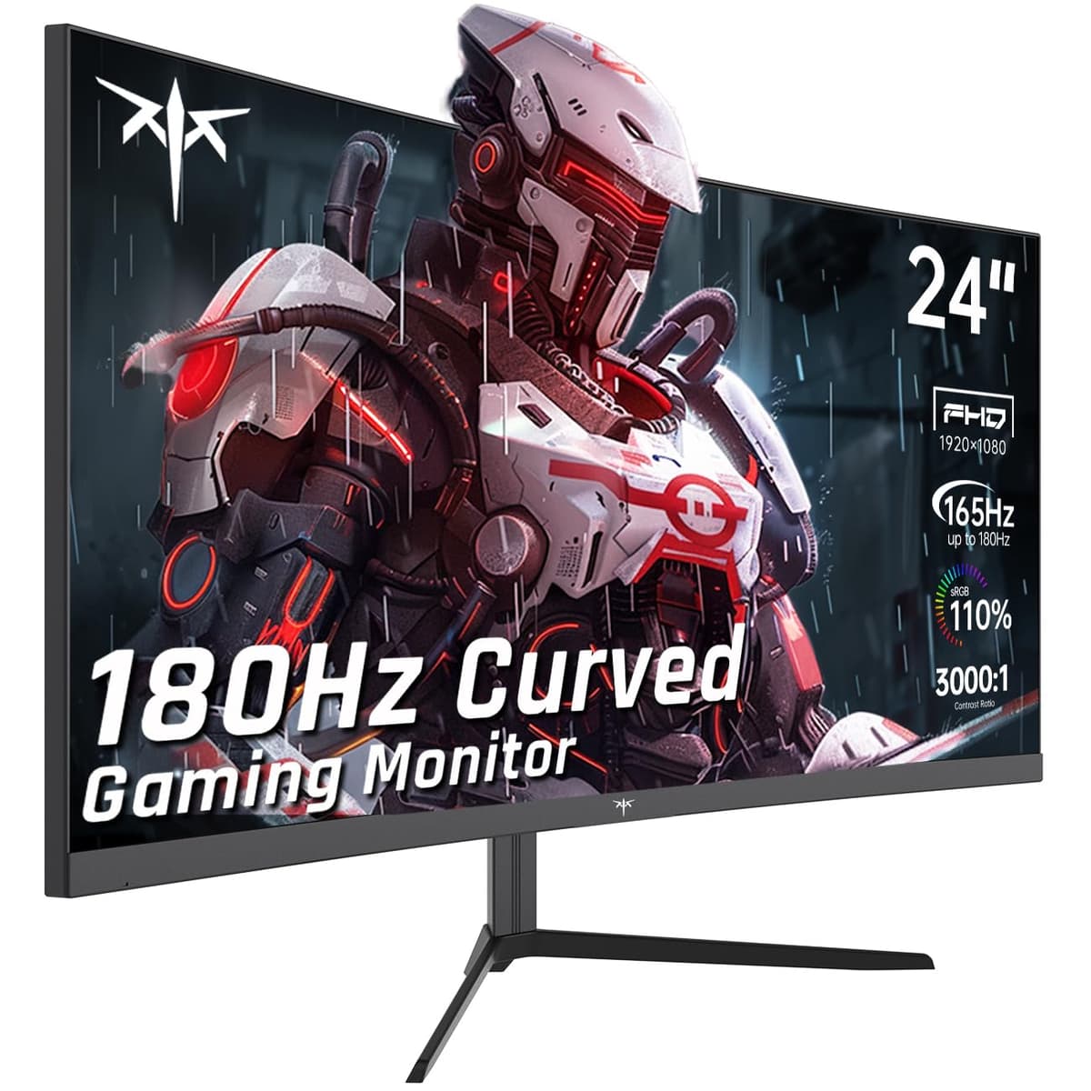 KTC 32 Inch Curved Gaming Monitor, Full HD 1080P@240Hz Monitor, VA 1500R, 1ms, Adaptive Sync, HDR10, HDMI 2.0 / DP1.4, 125% sRGB, VESA, Compatible with Desktop, Laptop, PS5, Xbox, Switch and More — view 14