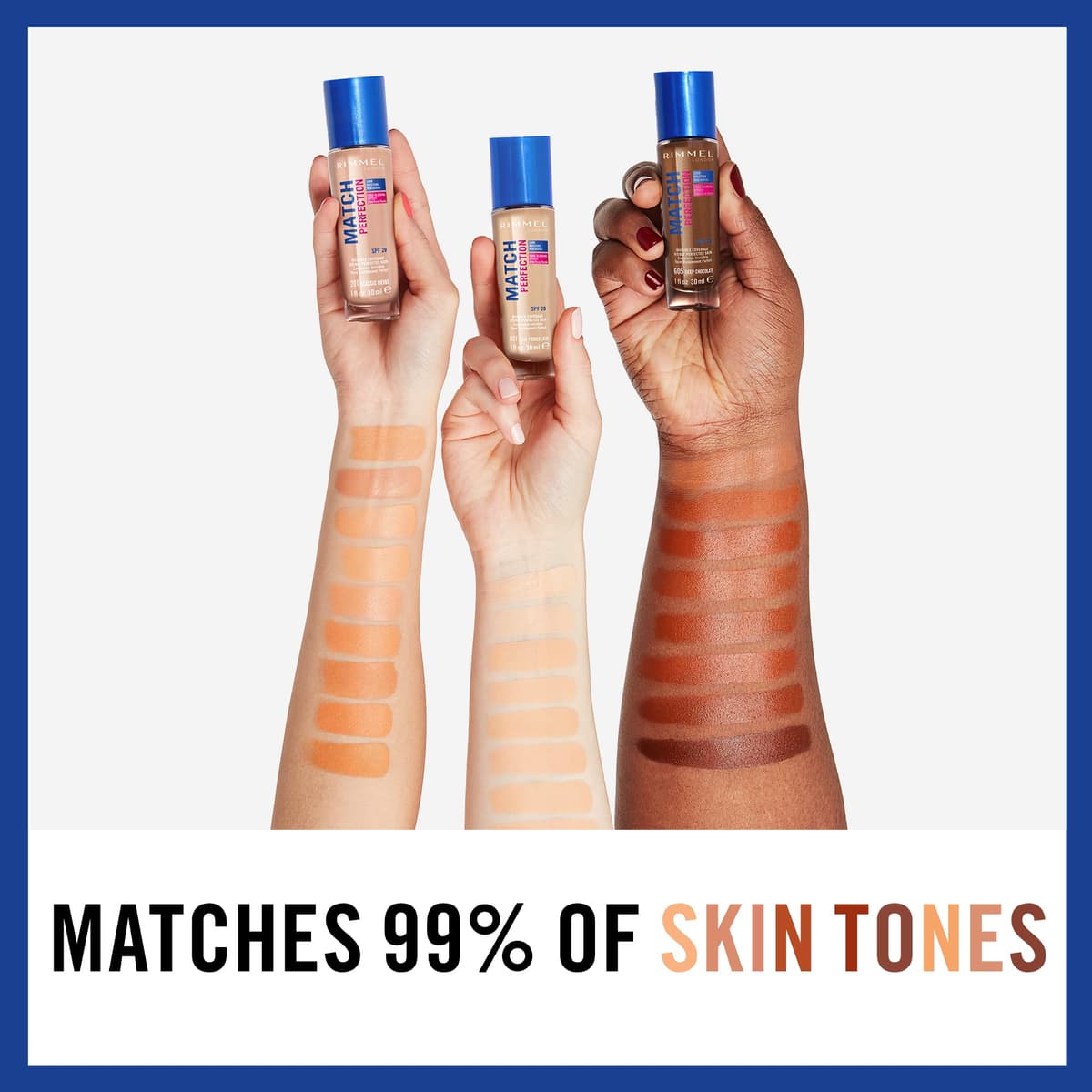 Rimmel London Match Perfection Foundation SPF20, 200 Soft Beige — view 8