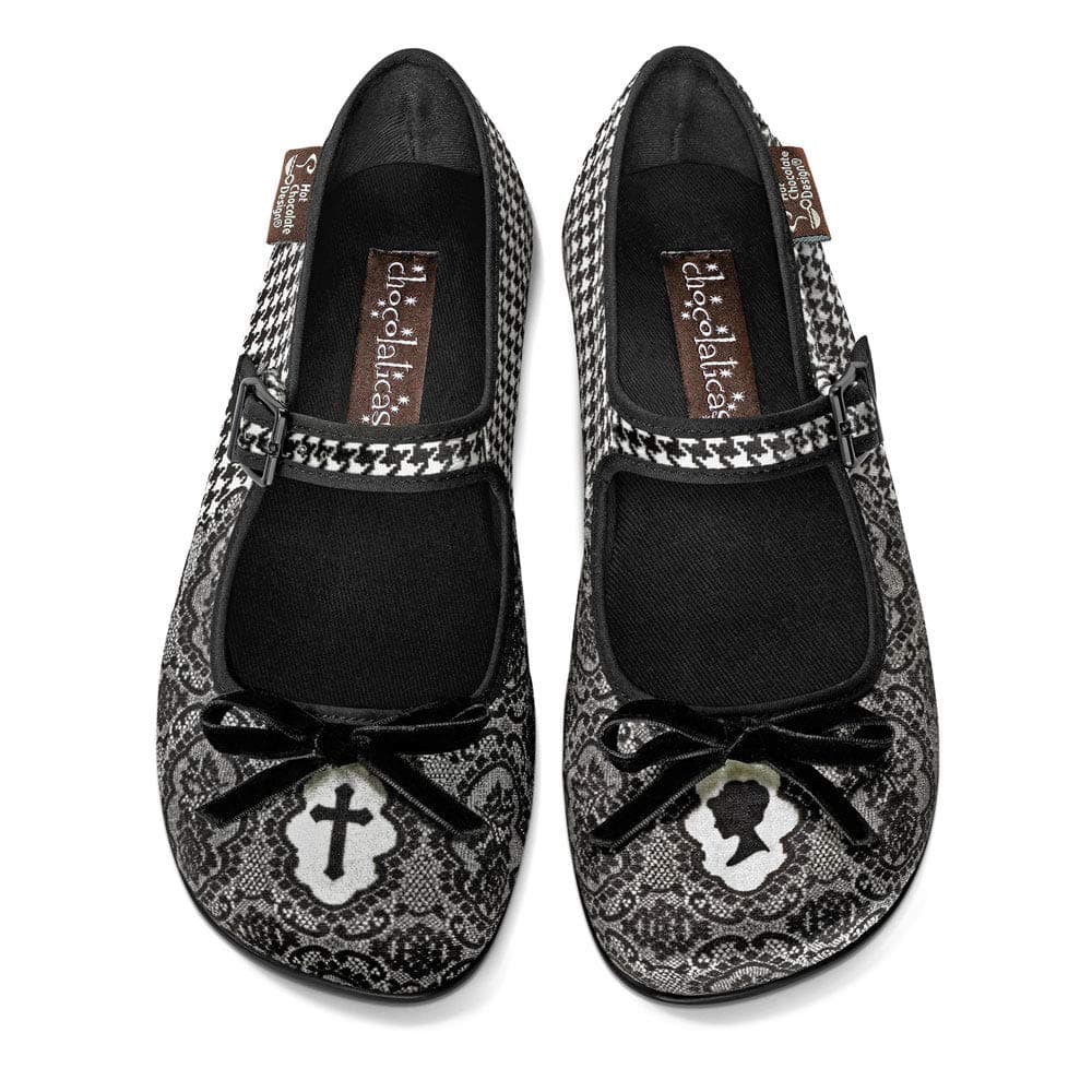 Hot Chocolate Design Chocolaticas Funky Canvas Women's Mary Jane Flat Shoes — view 13