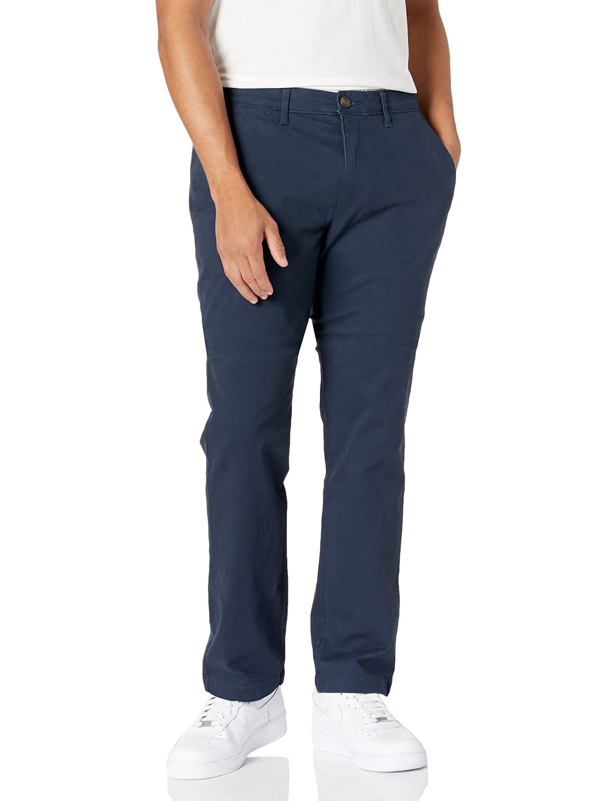 Amazon Essentials Men's Athletic Fit Casual Stretch Chino Work Trousers (Available in Big & Tall)
