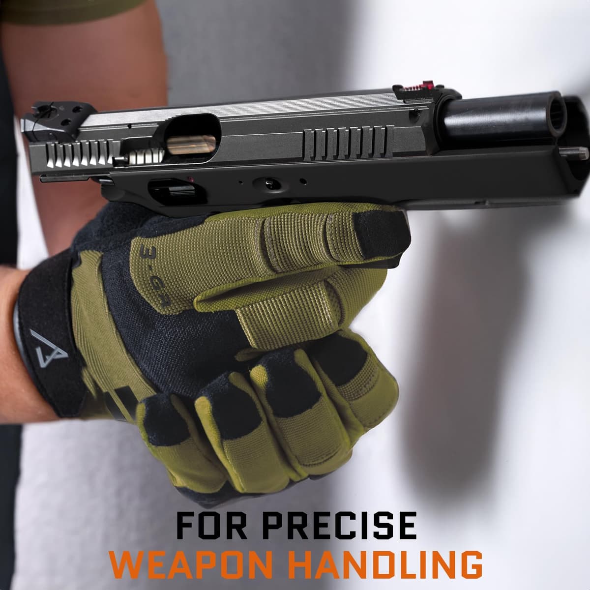 ACE Schakal Outdoor Glove - Guantes Tácticos para Airsoft, Paintball y Deportes de Tiro - Capaz de Pantalla Táctil - S - XXL — view 5