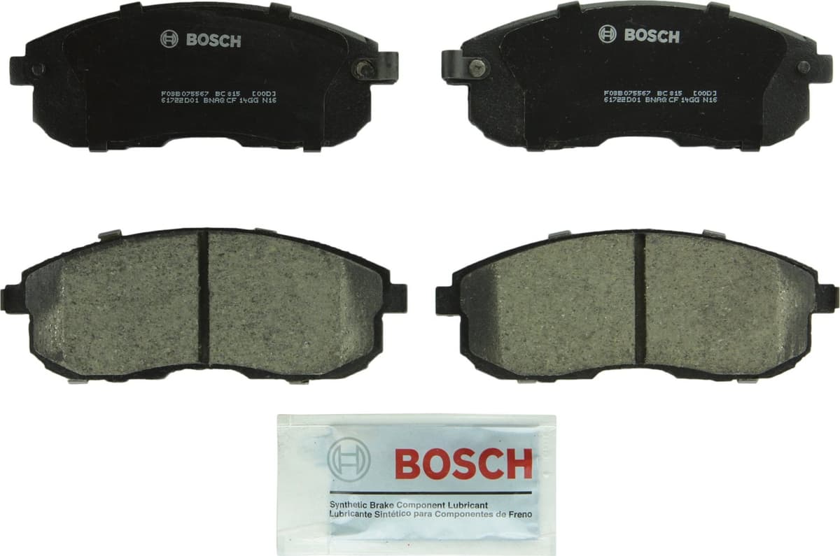 Bosch BC914 QuietCast Premium Ceramic Disc Brake Pad Set For: Acura ILX; Honda Accord, Civic, CR-V, Element, Fit, Front — view 267
