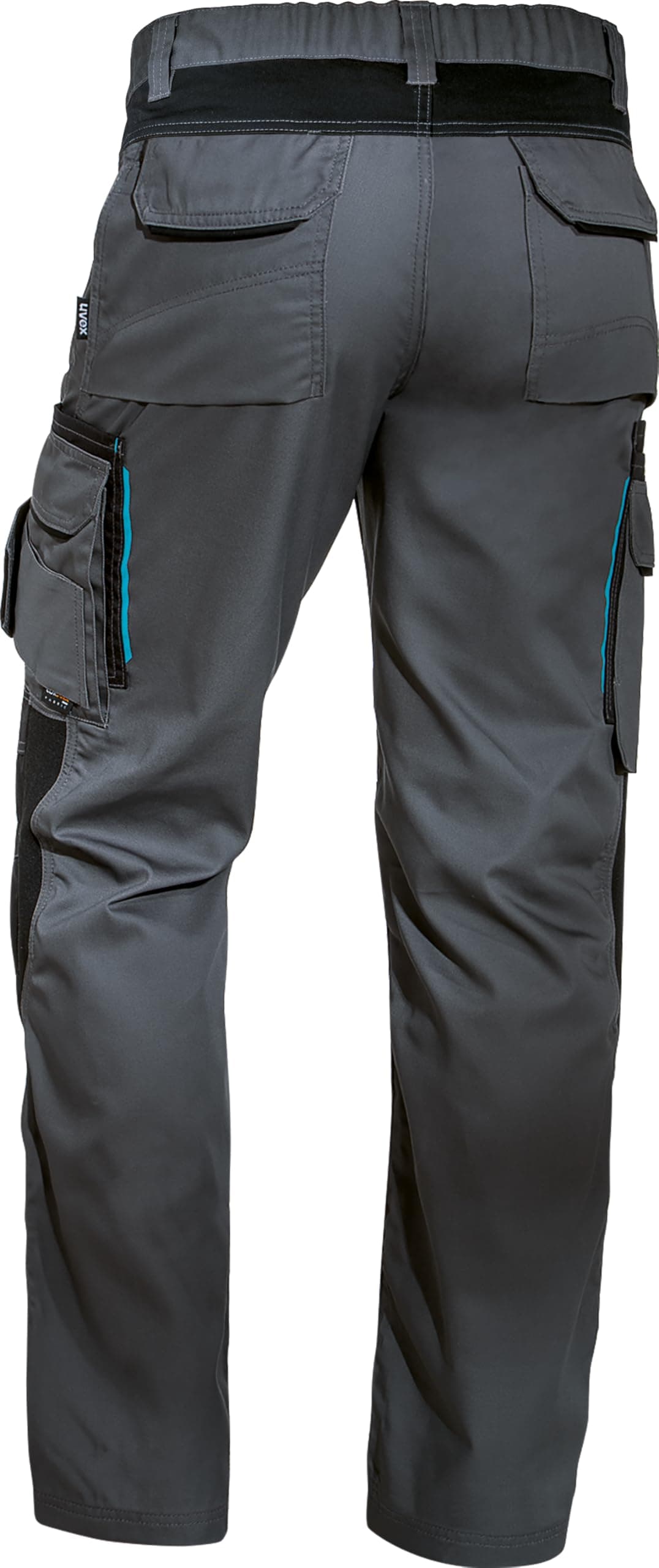 Uvex Tune-up 8909 Pantalon de Trabajo para Hombre - Pantalones Cargo para Trabajar de Algodón y de Cordura - Multibolsillos - Bolsillo de Las Rodilleras - Color Gris, Negro, Azul, Verde, Blanco — view 4