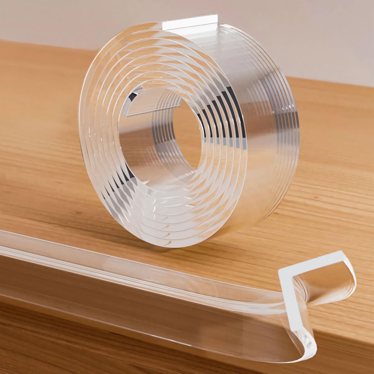 Loiion 1m Protector Esquinas Pared, Transparente Protector Muebles Bebe, Pre-Adhesivo Extra Fuerte Cinta Nano Tape, Multifuncional Protectores para Esquinas y Bordes (1mm de Grosor) — view 12