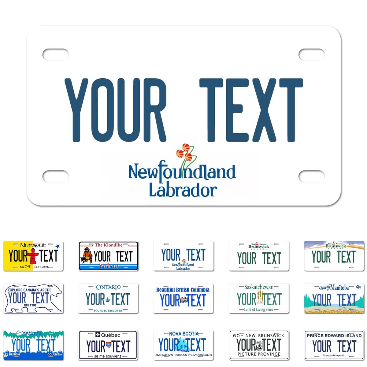 Alberta License Plate, 6"×12" Custom License Plate — view 27